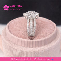 Diamond Rings Code D6XT8L Berlian Natural