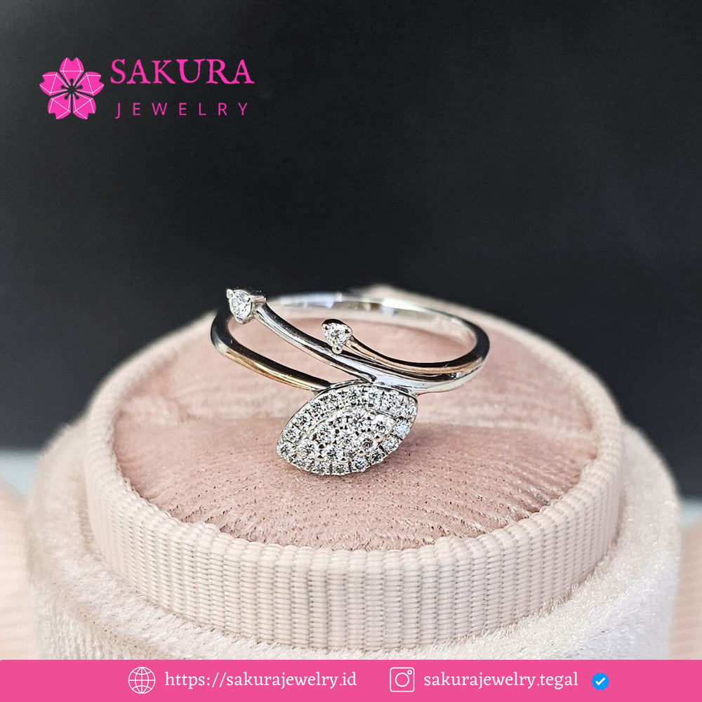 Diamond Rings Code D6XWFF Berlian Natural