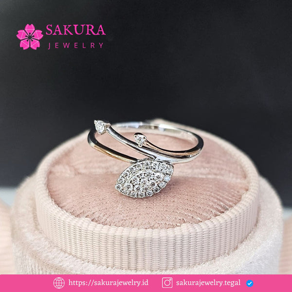 Diamond Rings Code D6XWFF Berlian Natural