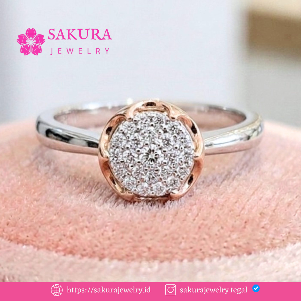 Diamond Rings Code D6XWNE Berlian Natural