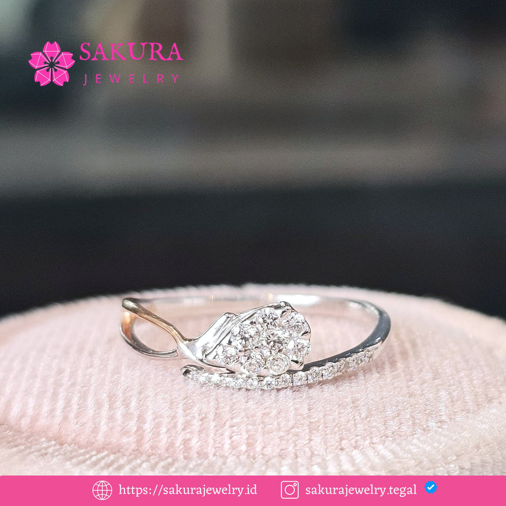 Diamond Rings Code D6XWY4 Berlian Natural