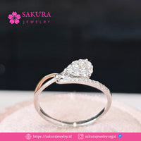 Diamond Rings Code D6XWY4 Berlian Natural