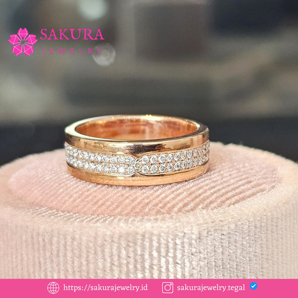 Diamond Rings Code D0WLVM Berlian Natural