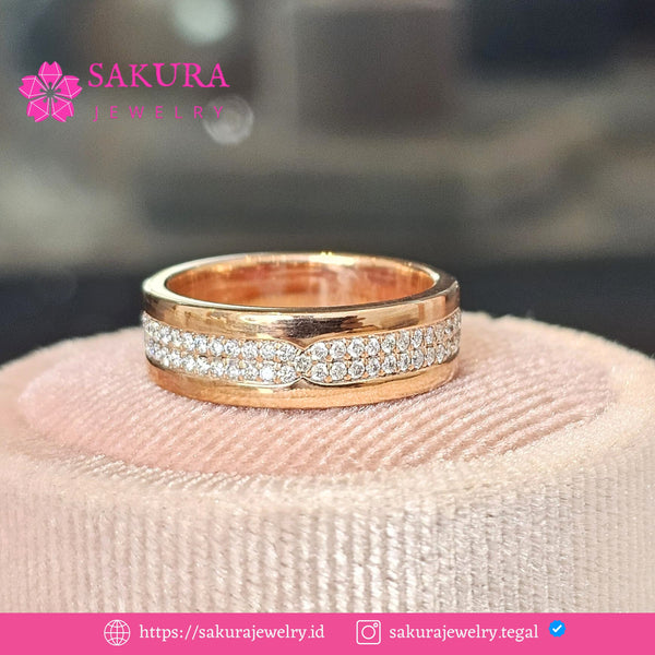 Diamond Rings Code D0WLVM Berlian Natural