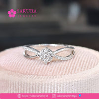 Diamond Rings Code D0WUJG Berlian Natural