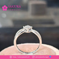 Diamond Rings Code D0WUJG Berlian Natural