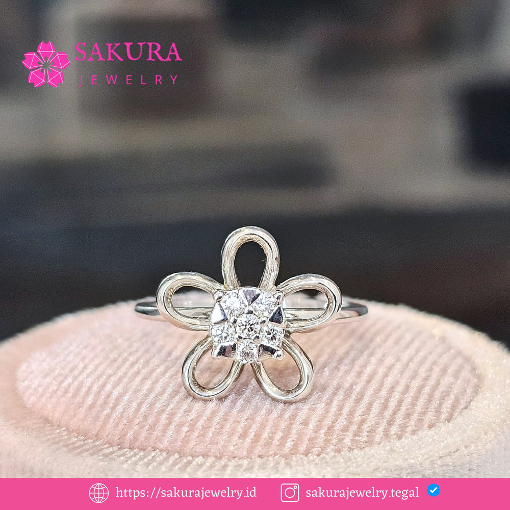 Diamond Rings Code D1WK60 Berlian Natural