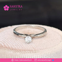 Diamond Rings Code D2WK2X Berlian Natural