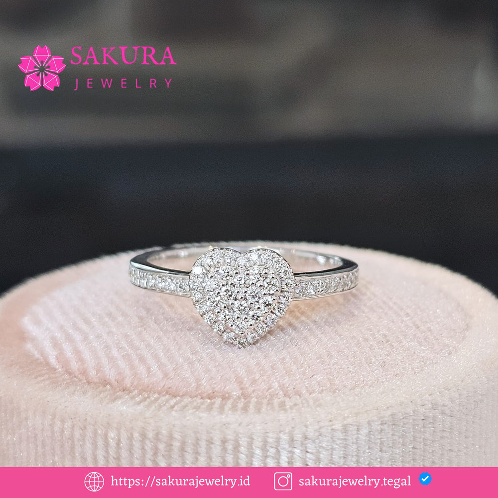 Diamond Rings Code D2WWYU Berlian Natural