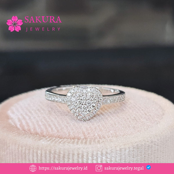 Diamond Rings Code D2WWYU Berlian Natural