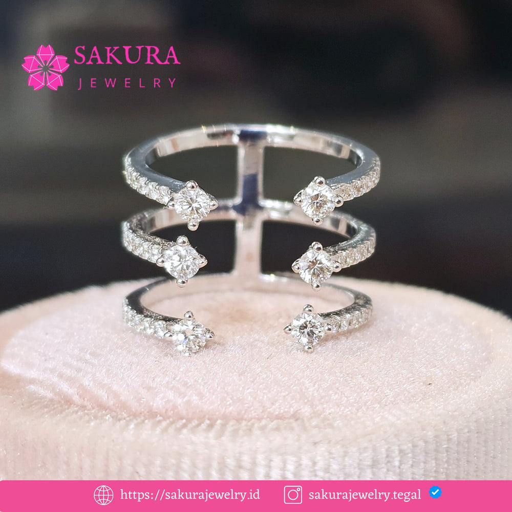 Diamond Rings Code D2WYXM Berlian Natural