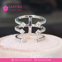 Diamond Rings Code D2WYXM Berlian Natural