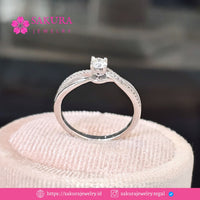 Diamond Rings Code D2X6PL Berlian Natural