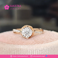 Diamond Rings Code D5X0UL Berlian Natural