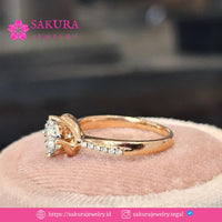 Diamond Rings Code D5X0UL Berlian Natural