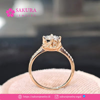 Diamond Rings Code D5X0UL Berlian Natural