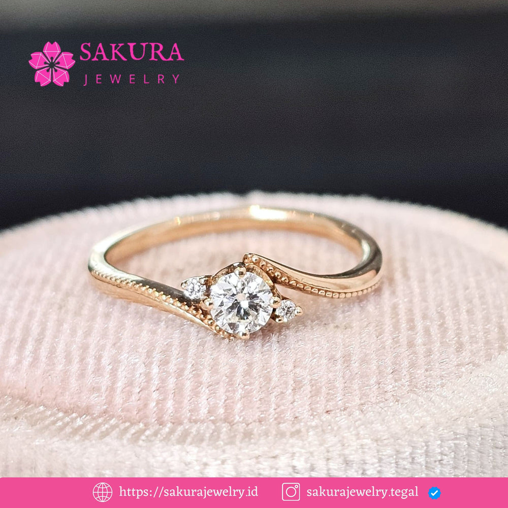 Diamond Rings Code D5XZ8C Berlian Natural