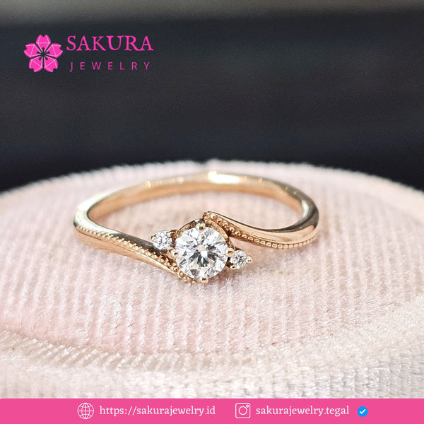 Diamond Rings Code D5XZ8C Berlian Natural