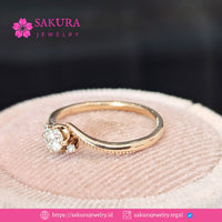 Diamond Rings Code D5XZ8C Berlian Natural