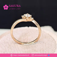 Diamond Rings Code D5XZ8C Berlian Natural