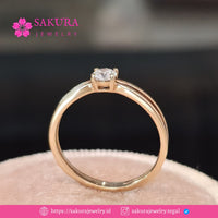 Diamond Rings Code D5Y26A Berlian Natural