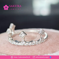Diamond Rings Code D5Y3RN Berlian Natural