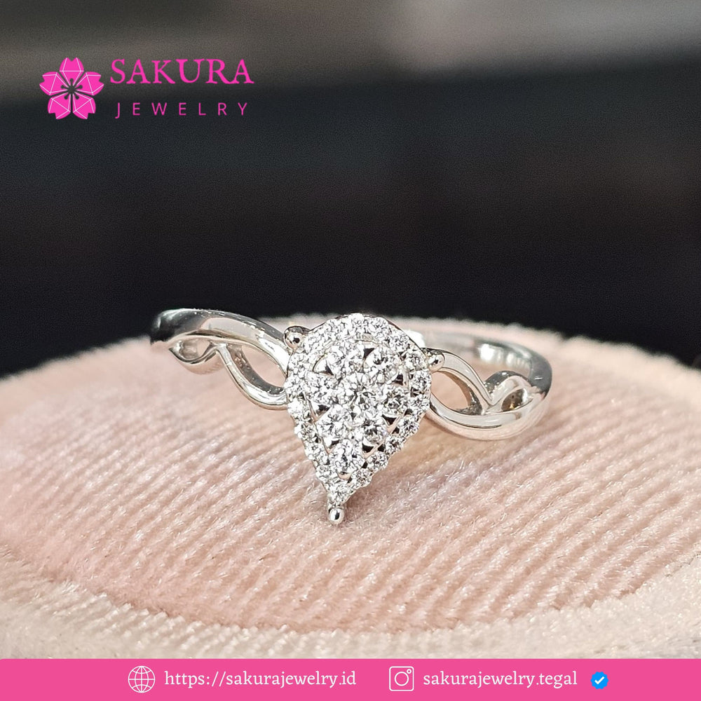 Diamond Rings Code D6W5AS Berlian Natural