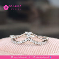 Diamond Rings Code D6W6HX Berlian Natural