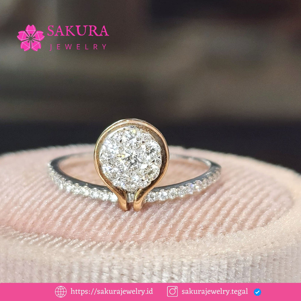 Diamond Rings Code D6WCA6 Berlian Natural