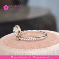 Diamond Rings Code D6WCA6 Berlian Natural