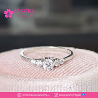 Diamond Rings Code D6WD74 Berlian Natural