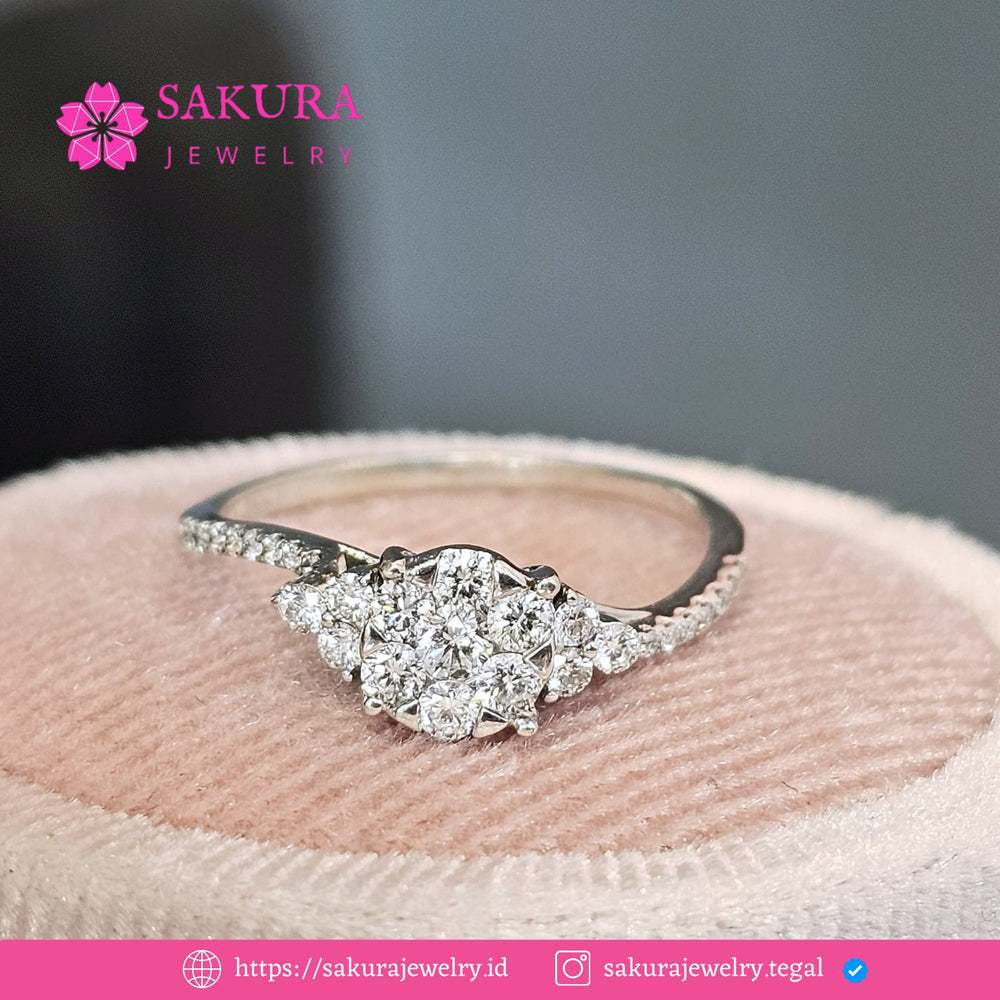 Diamond Rings Code D6WDSJ Berlian Natural