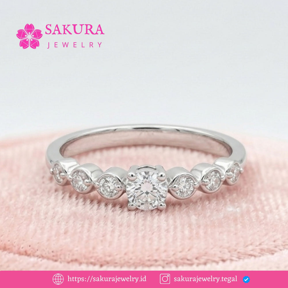 Diamond Rings Code D6WUZN Berlian Natural