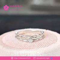 Diamond Rings Code D6WW96 Berlian Natural