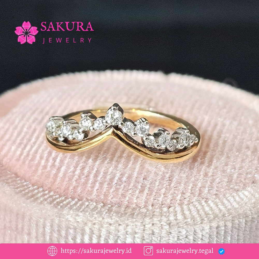 Diamond Rings Code D6X0PD Berlian Natural