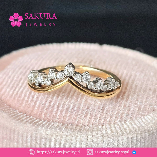 Diamond Rings Code D6X0PD Berlian Natural