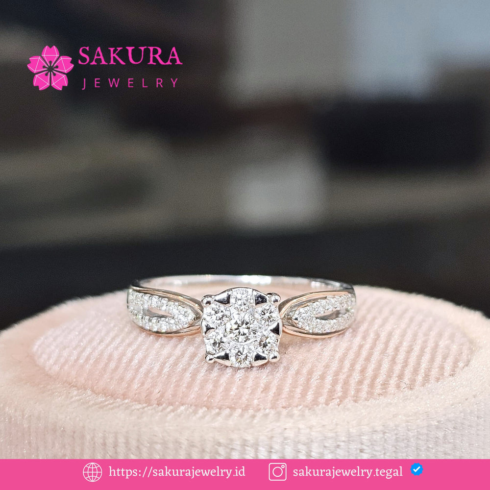 Diamond Rings Code D6X3NP Berlian Natural