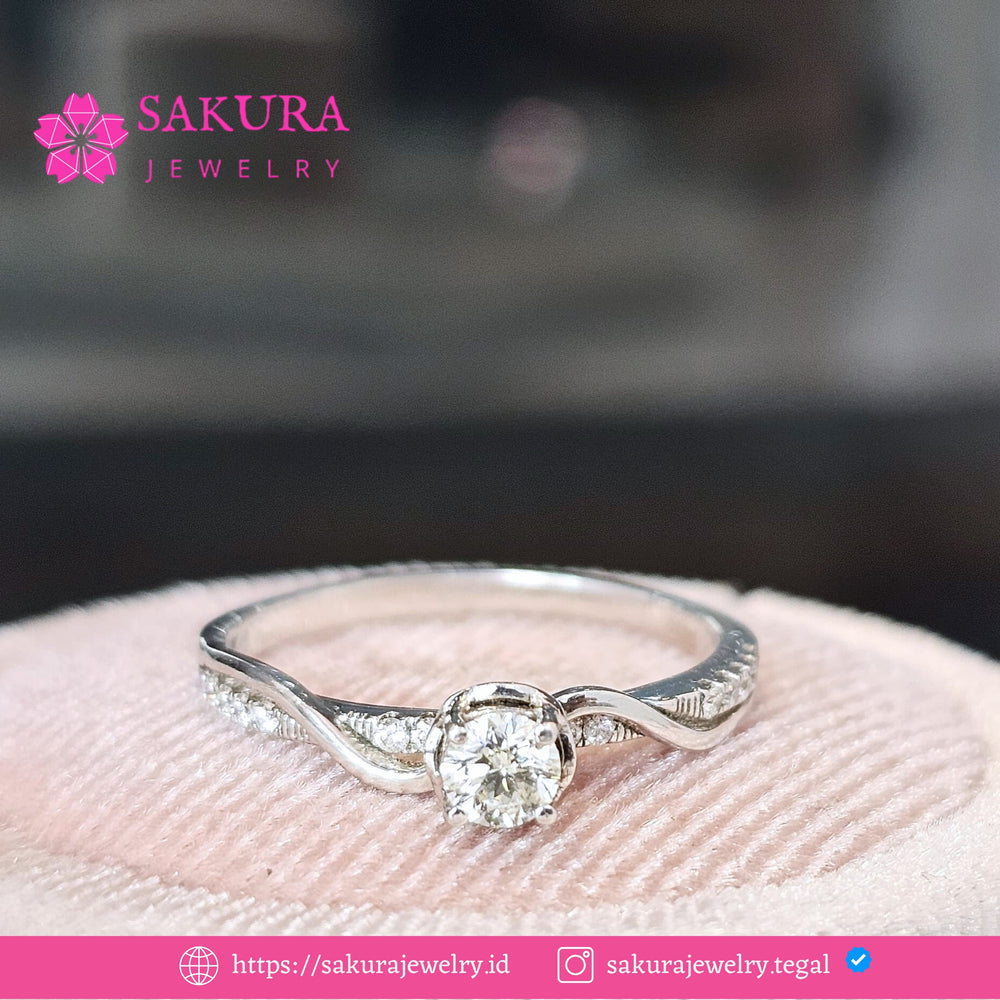 Diamond Rings Code D6X8WX Berlian Natural
