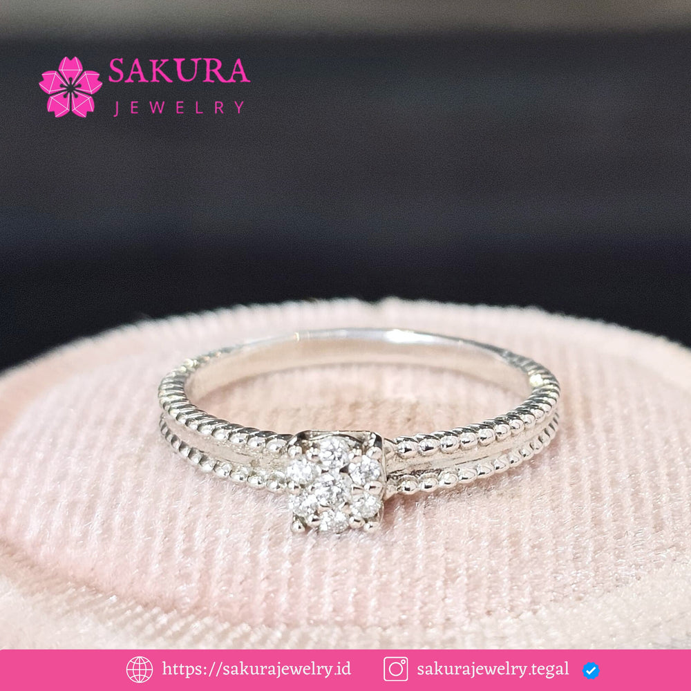 Diamond Rings Code D6XLC6 Berlian Natural