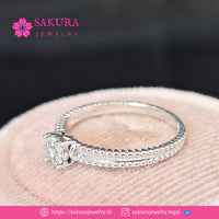 Diamond Rings Code D6XLC6 Berlian Natural