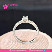 Diamond Rings Code D6XLC6 Berlian Natural