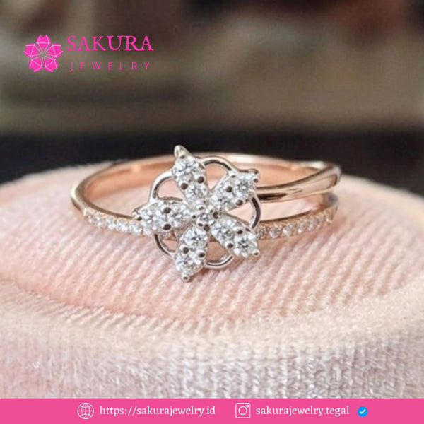 Diamond Rings Code D6XSNZ Berlian Natural