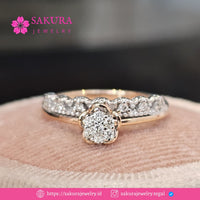 Diamond Rings Code D6XZX2 Berlian Natural