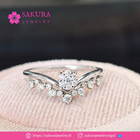Diamond Rings Code D6Y32T Berlian Natural