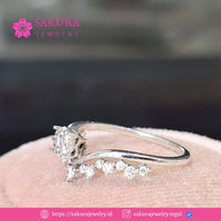 Diamond Rings Code D6Y32T Berlian Natural