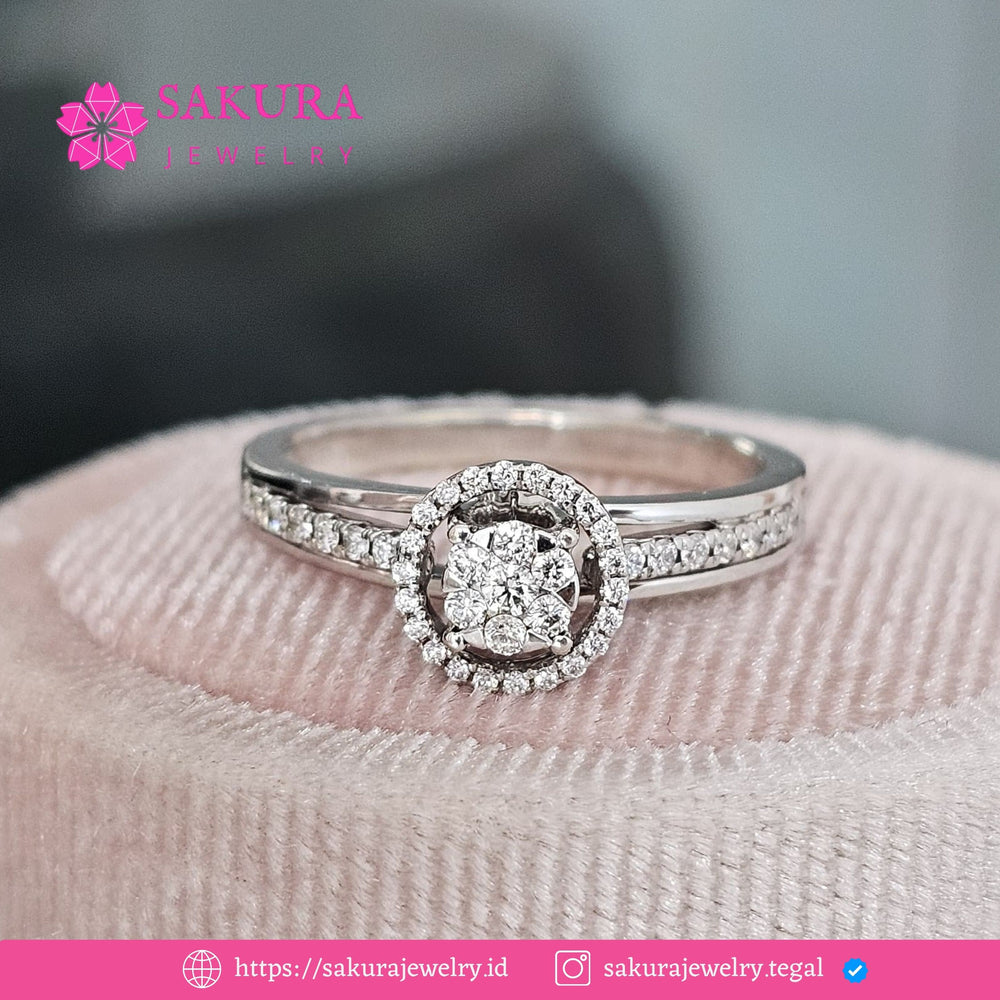 Diamond Rings Code D6Y3AN Berlian Natural