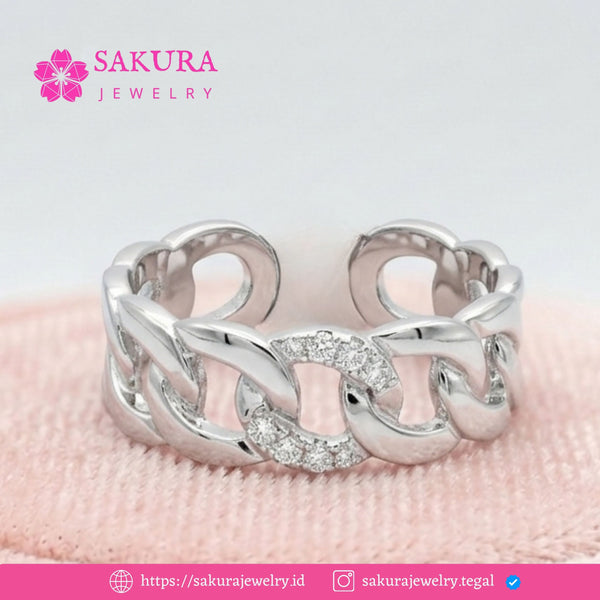 Diamond Rings Code D6Y5L4 Berlian Natural