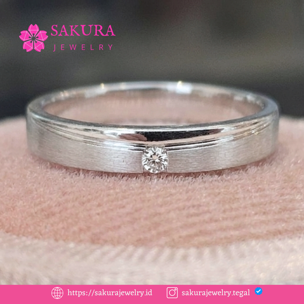 Diamond Rings Code D2WVDJ Berlian Natural