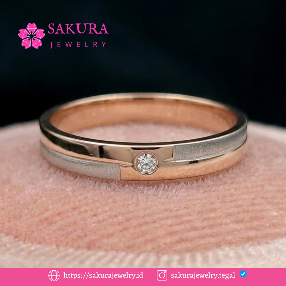 Diamond Rings Code D5Y3NE Berlian Natural