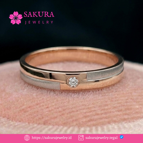 Diamond Rings Code D5Y3NE Berlian Natural